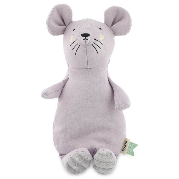 Peluche Souris Lavande Douce avec Détails Brodés en Coton Biologique