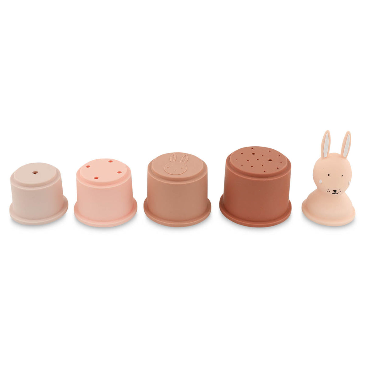Gobelet de jeu en silicone souple avec bord arrondi pour le bain