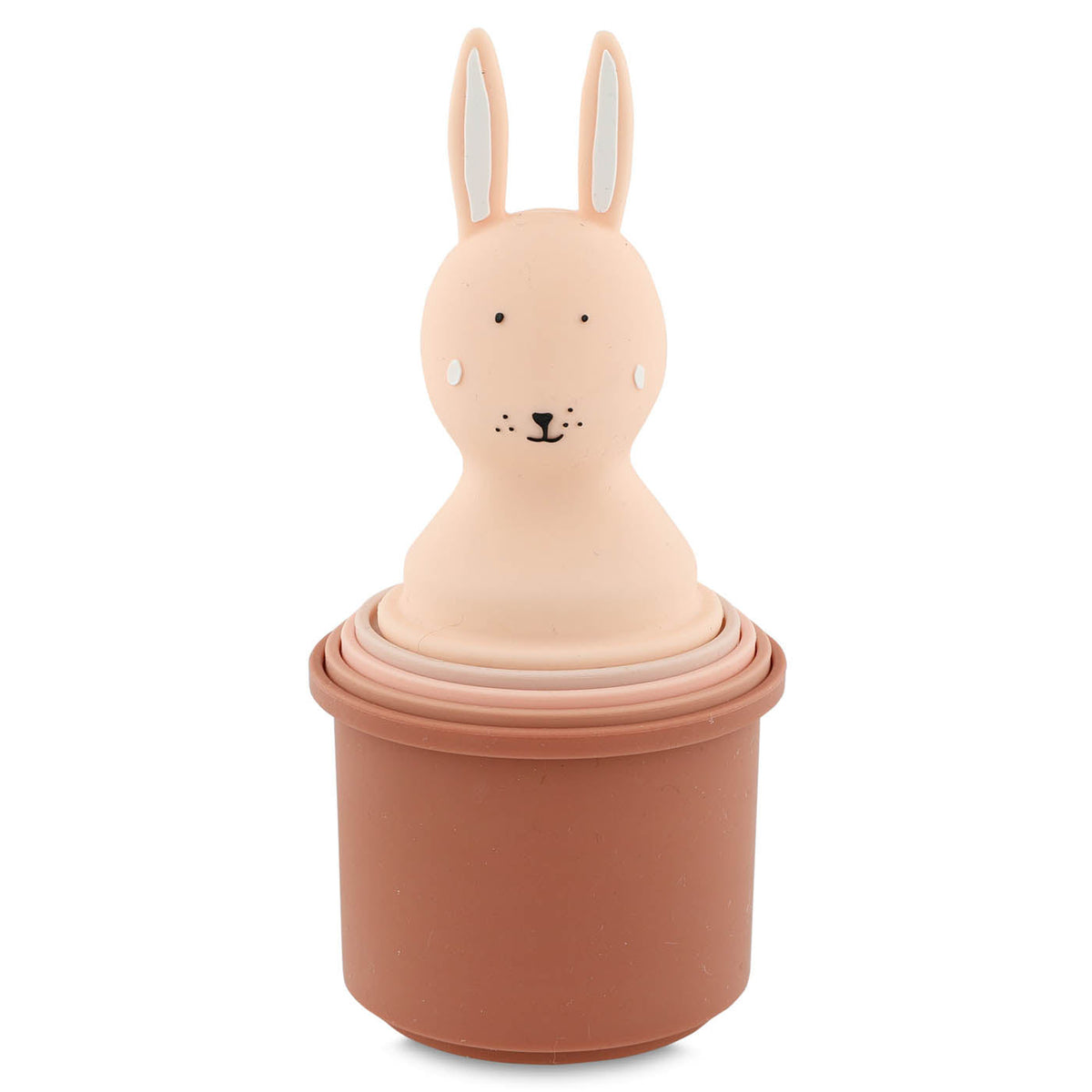 Gobelet de jeu en silicone souple avec bord arrondi pour le bain