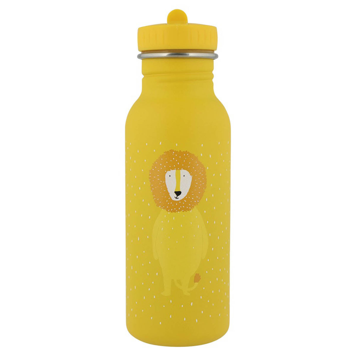 Garrafa de Água em Aço Inoxidável com Estampa de Leão Amarelo para Crianças e Atividades ao Ar Livre