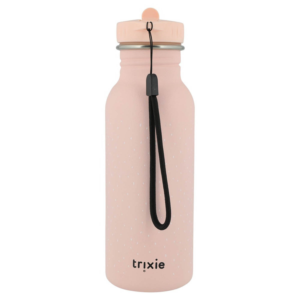 Garrafa de Água em Aço Inoxidável Coelho Rosa com Tampa para Crianças