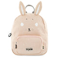 Sac à dos lapin rose poudré avec poche avant et bretelles réglables