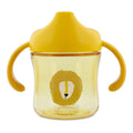 Tasse à bec pour tout-petit avec imprimé lion jaune et deux anses faciles à saisir