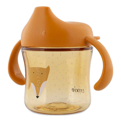 Tasse à bec pour tout-petit à motif renard roux avec poignées faciles à saisir