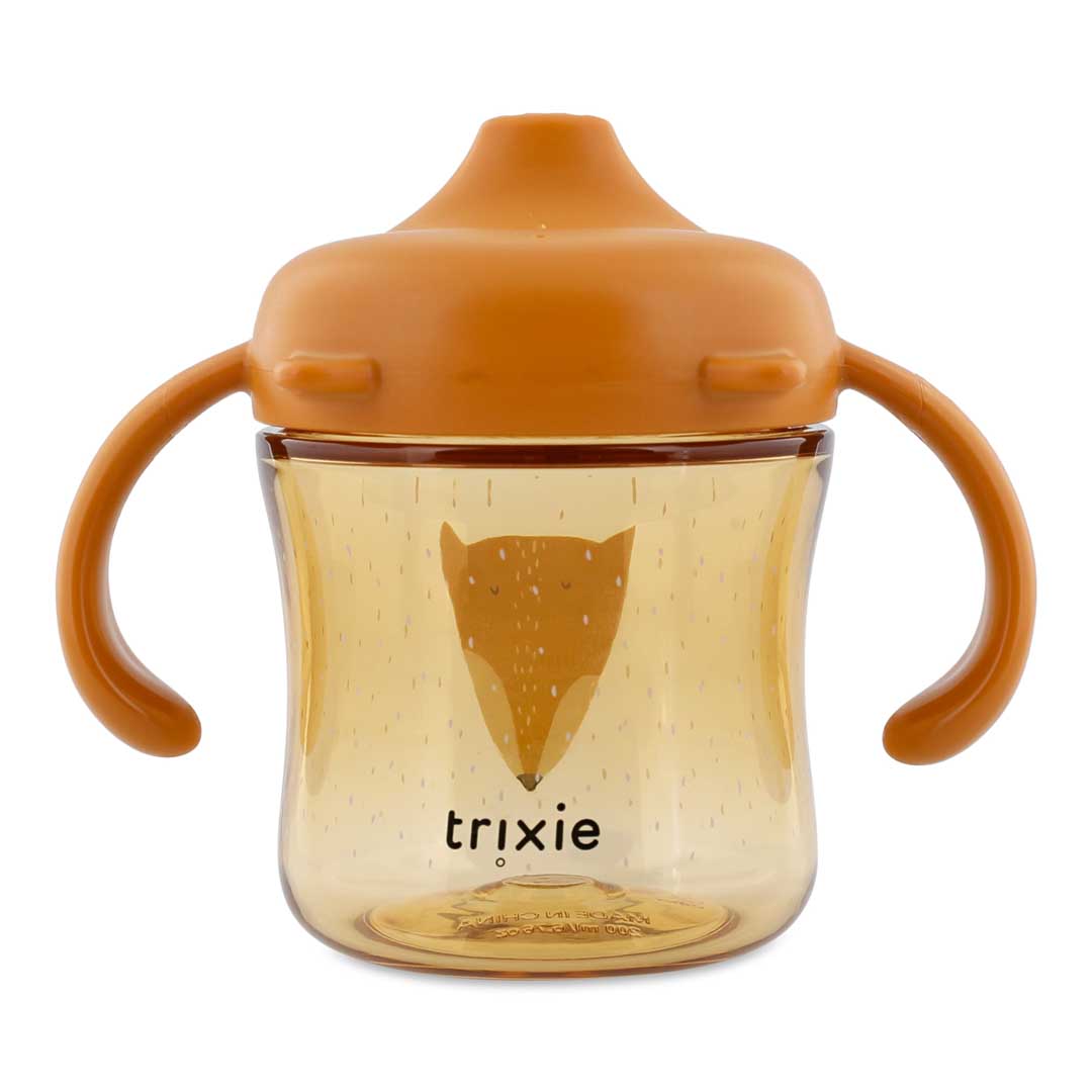Tasse à bec pour tout-petit à motif renard roux avec poignées faciles à saisir