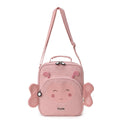 Sac à repas isotherme papillon rose avec bandoulière réglable