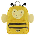Sac à dos pour enfant jaune abeille avec bretelles rembourrées et poche avant