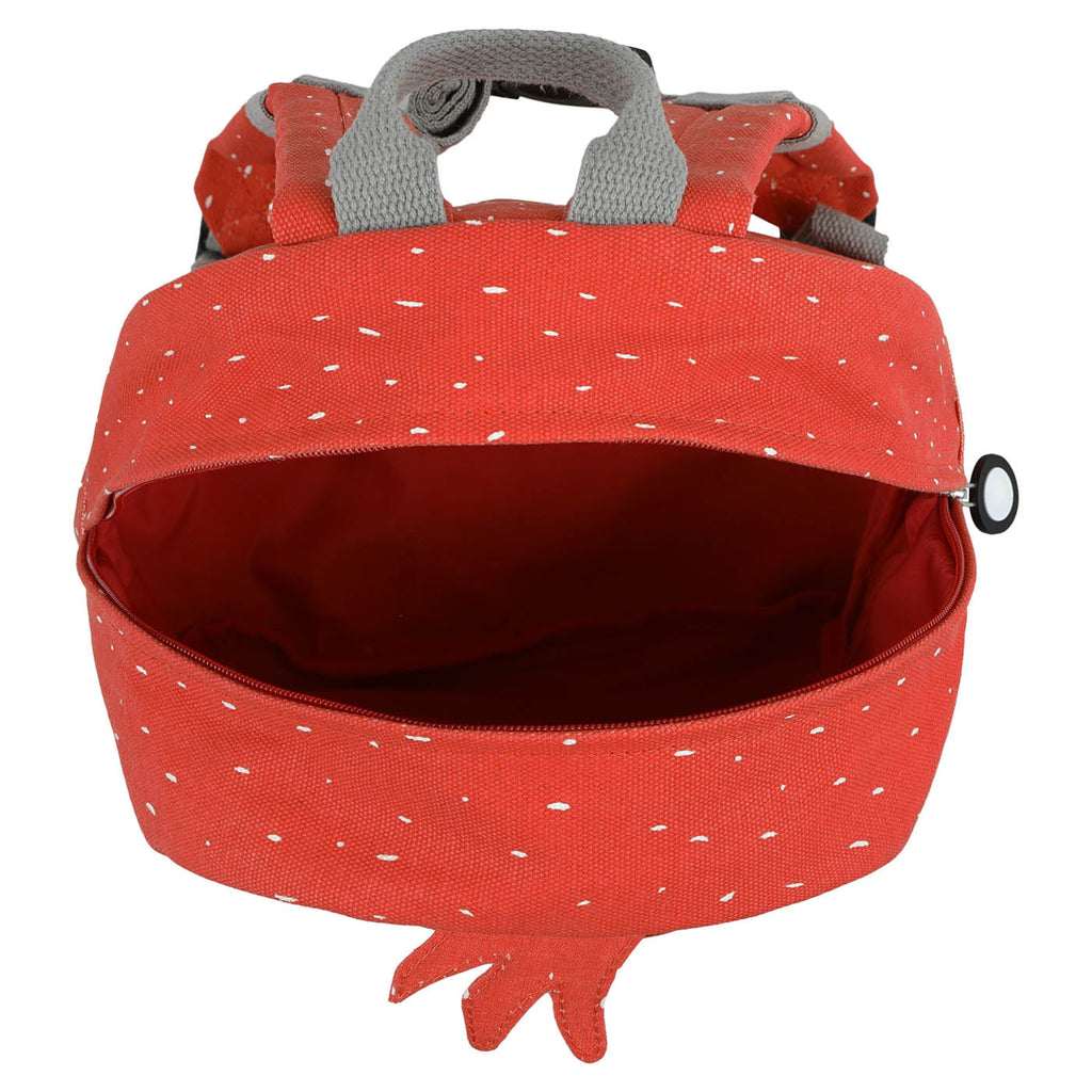 Sac à dos pour enfant Perroquet Rouge avec ailes vertes et bretelles rembourrées